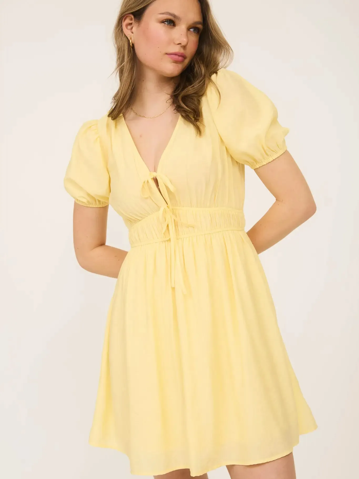 Petal Allure Mini Dress sold by Brightside Boutique product image thumbnail 3