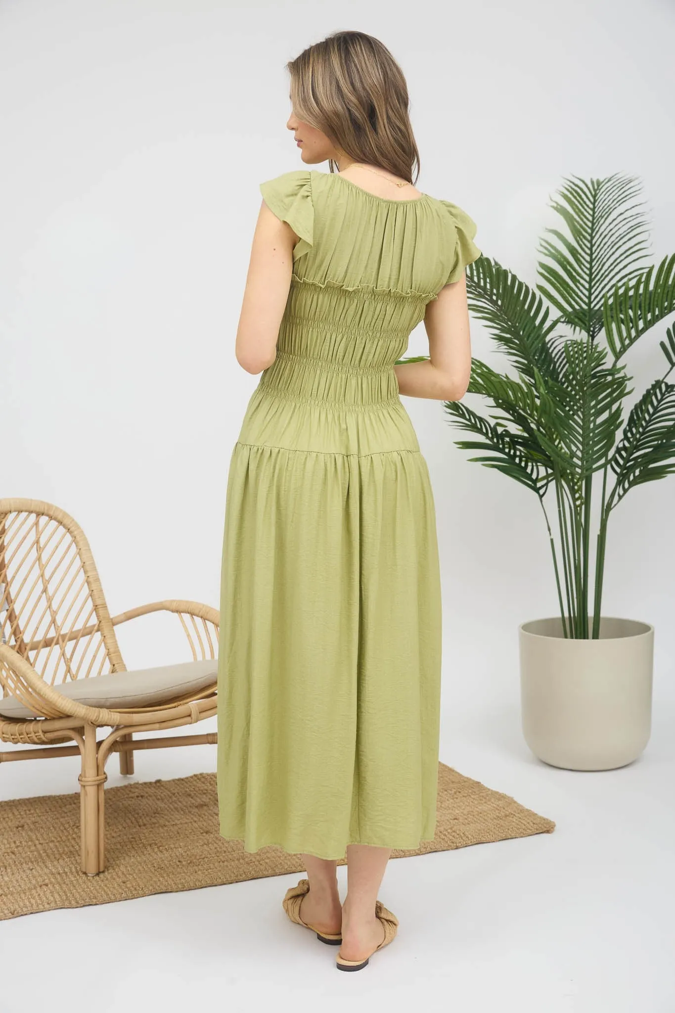 Seraphina Bodice Dress Midi Dress sold by Brightside Boutique product image thumbnail 5