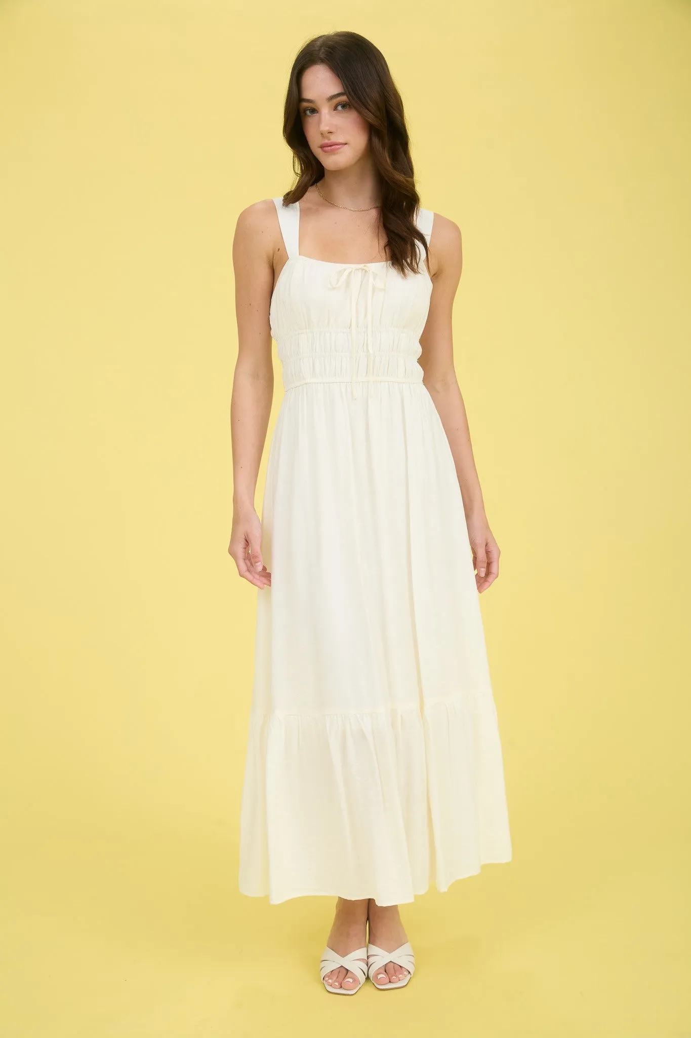 The Meadow Midi Dress sold by Brightside Boutique