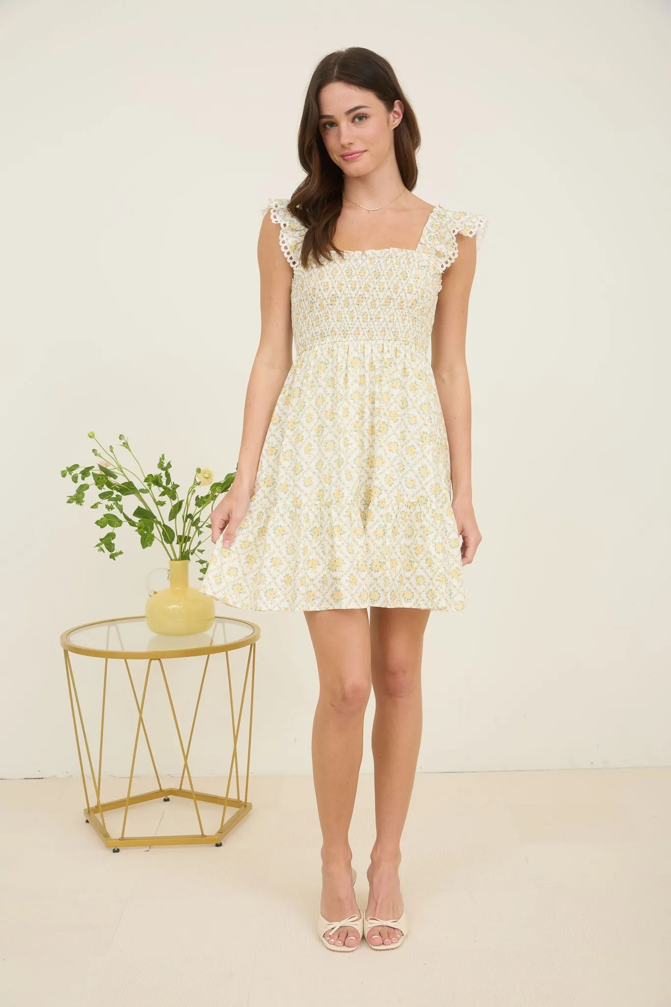 Marigold Mini Dress sold by Brightside Boutique product image thumbnail 4