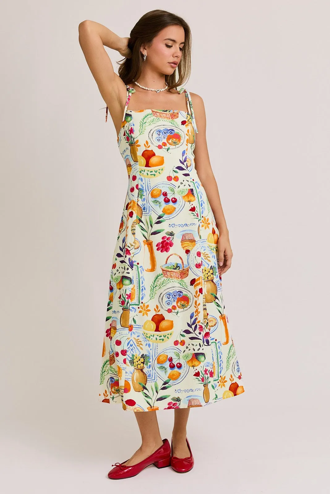 Catch the Breeze Midi Dress sold by Brightside Boutique product image thumbnail 2