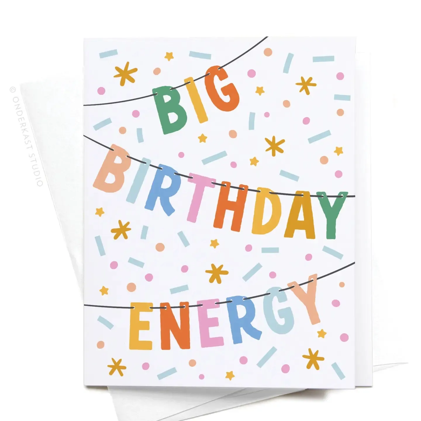Big Birthday Energy Birthday Card sold by Brightside Boutique product image thumbnail 2