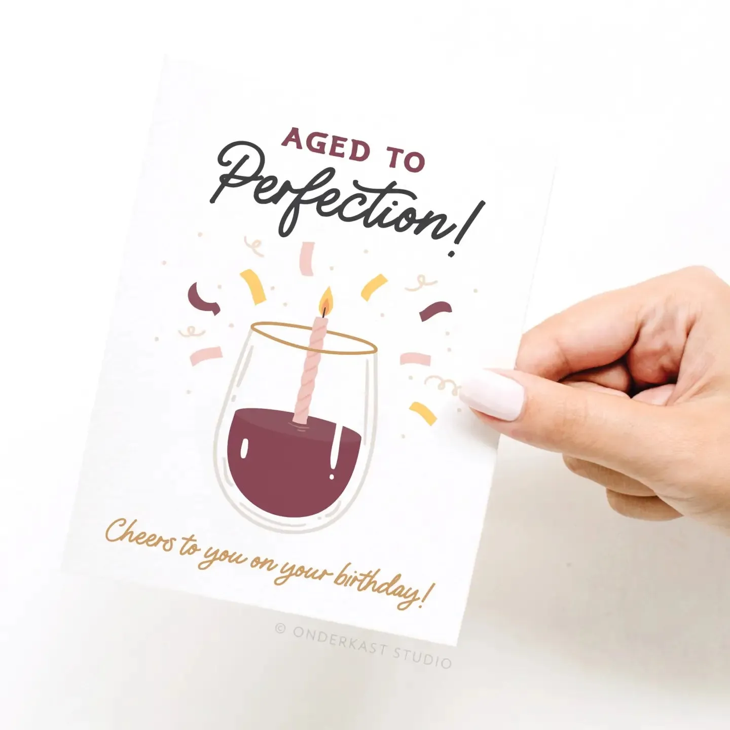 Aged To Perfection Birthday Card sold by Brightside Boutique product image thumbnail 2