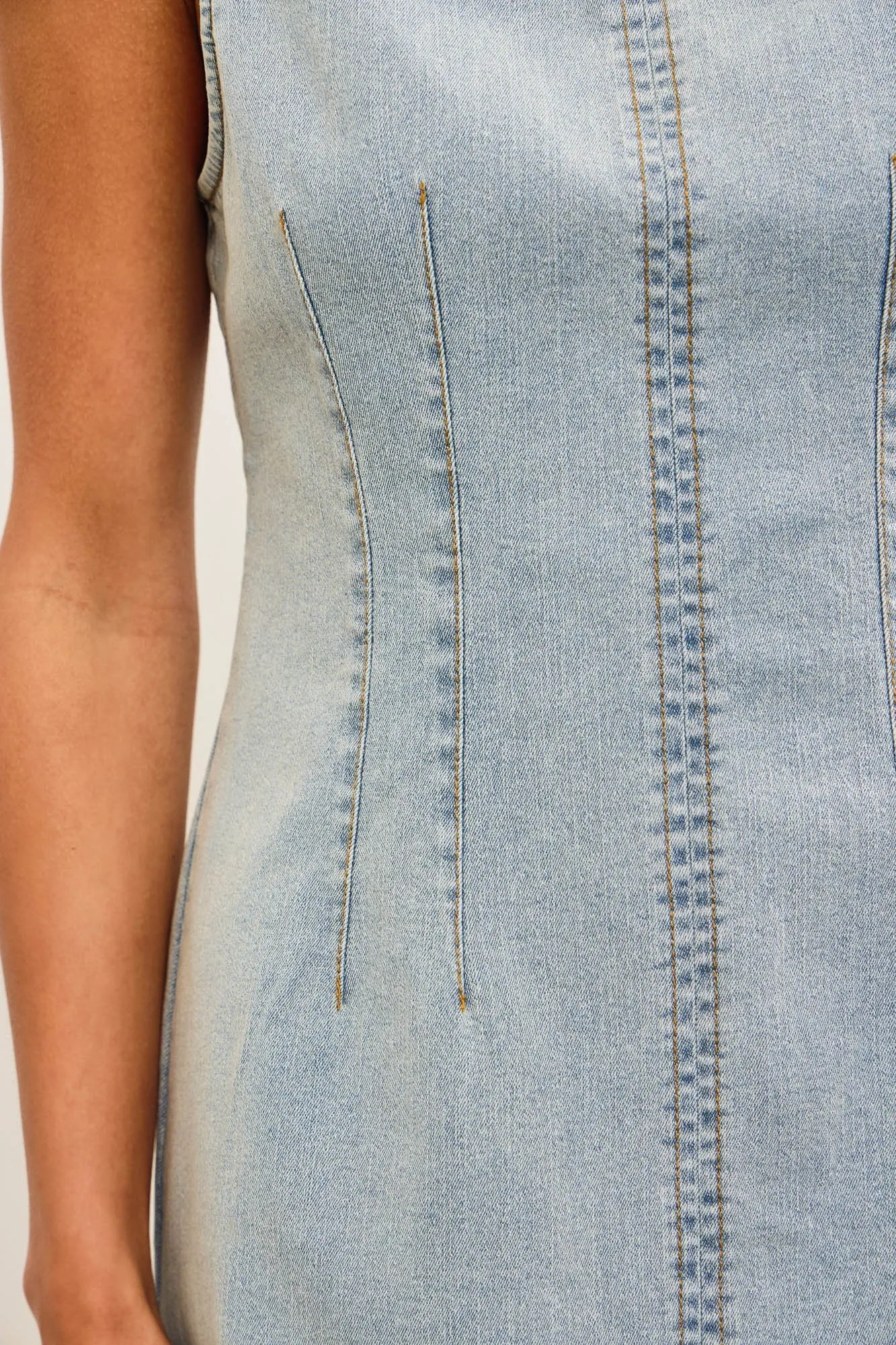 The Curve Seam Dress sold by Brightside Boutique product image thumbnail 5