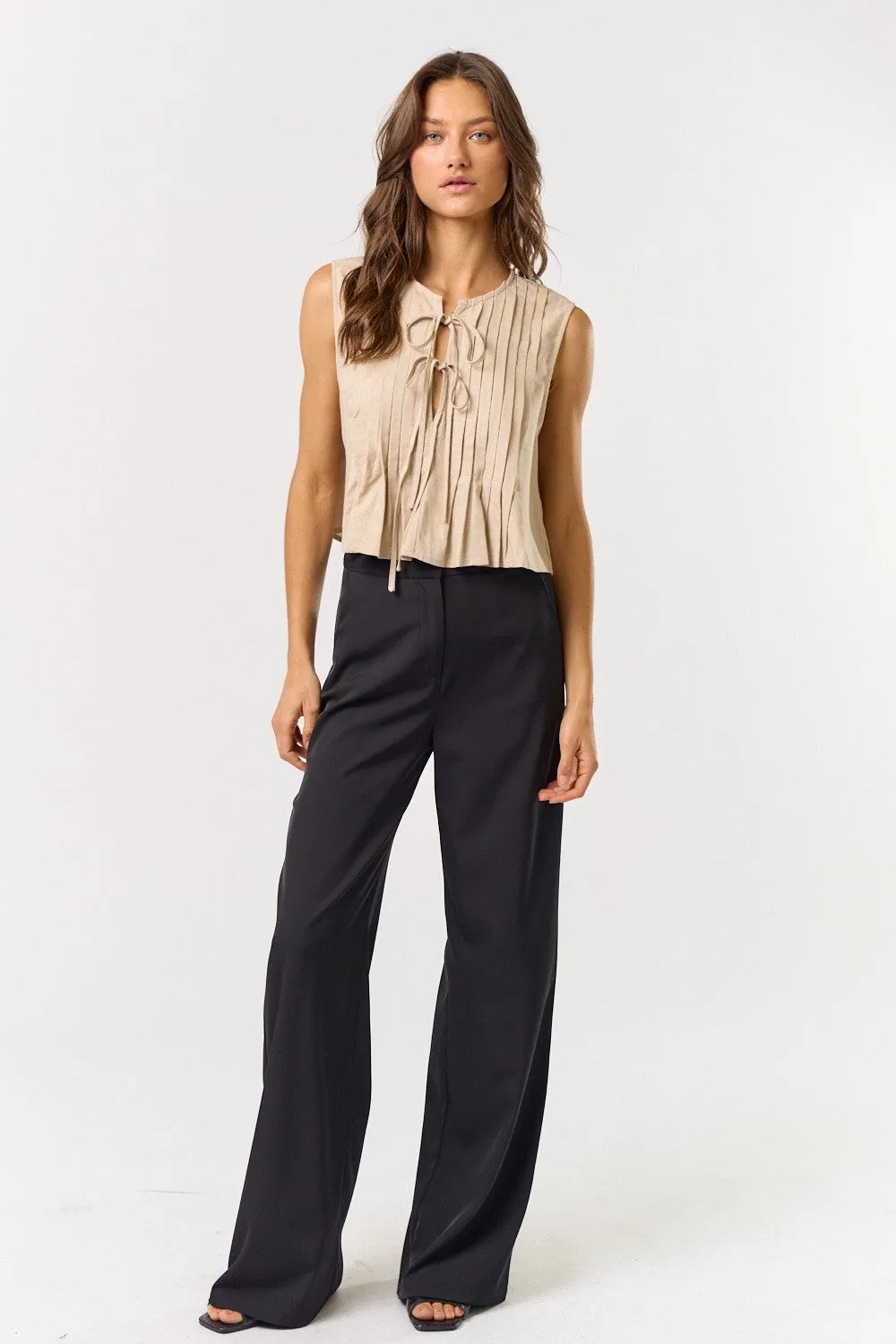 Wrap ‘n’ Pleat Tank Top sold by Brightside Boutique product image thumbnail 3