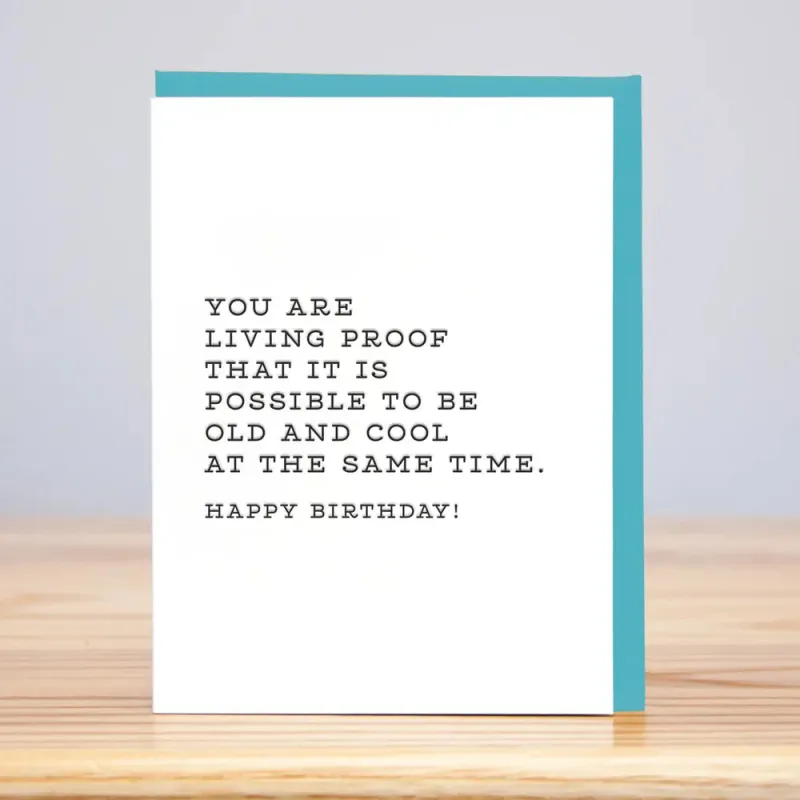 Living Proof Birthday Card sold by Brightside Boutique