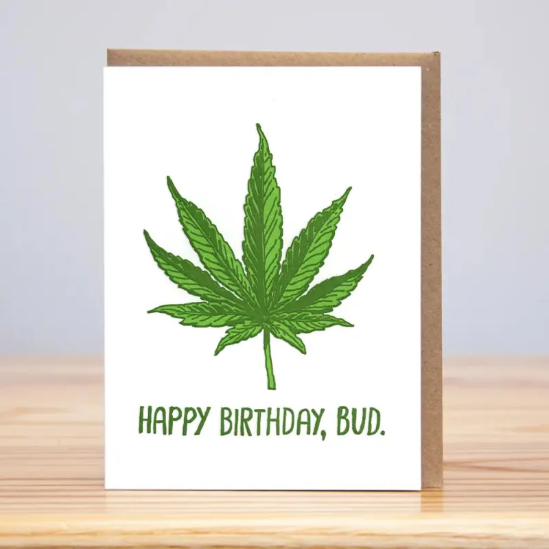 Happy Birthday, Bud Birthday Card sold by Brightside Boutique