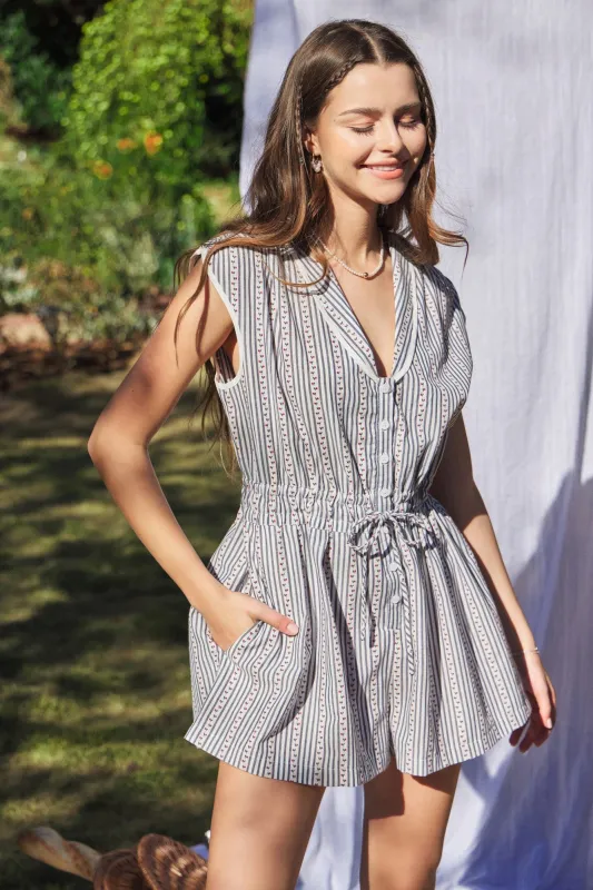 Charmed Hearts Romper made by Mustard Seed