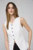 Coastal Linen Vest sold by Brightside Boutique