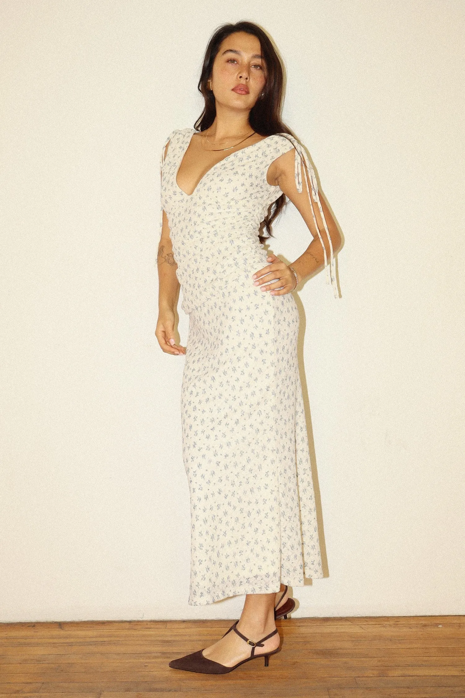 Tied in Petals Maxi Dress sold by Brightside Boutique product image thumbnail 2