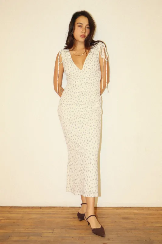 Tied in Petals Maxi Dress sold by Brightside Boutique