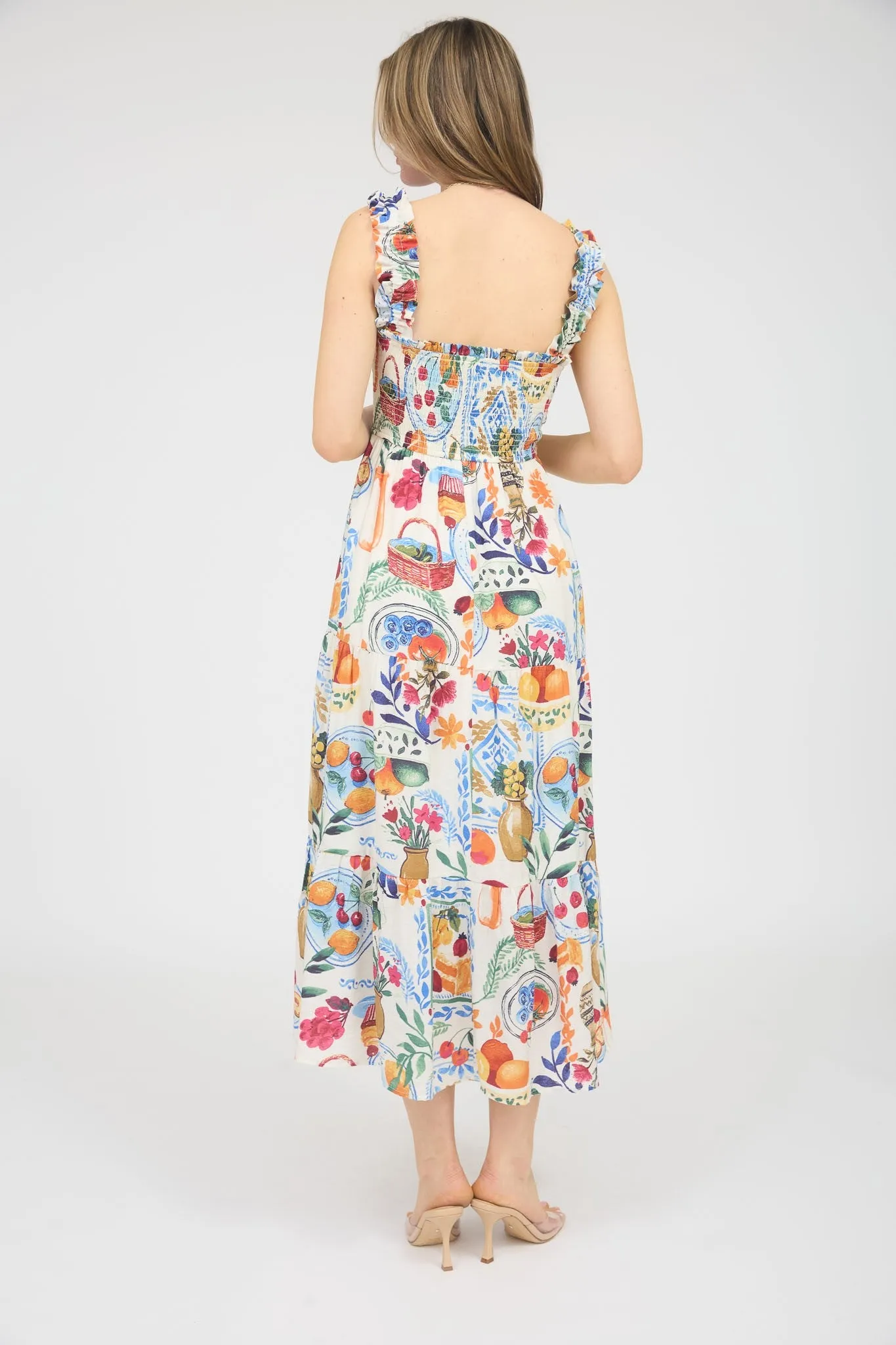 Picnic in Positano Midi Dress sold by Brightside Boutique product image thumbnail 2