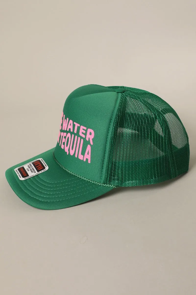Save Water Drink Tequila Trucker Hat sold by Brightside Boutique product image thumbnail 3