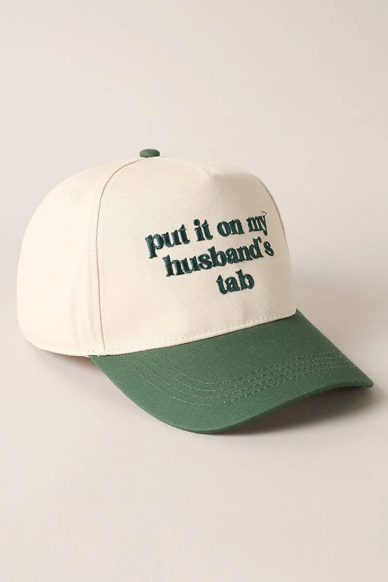 Put It On My Husband's Tab Snapback sold by Brightside Boutique product image thumbnail 3