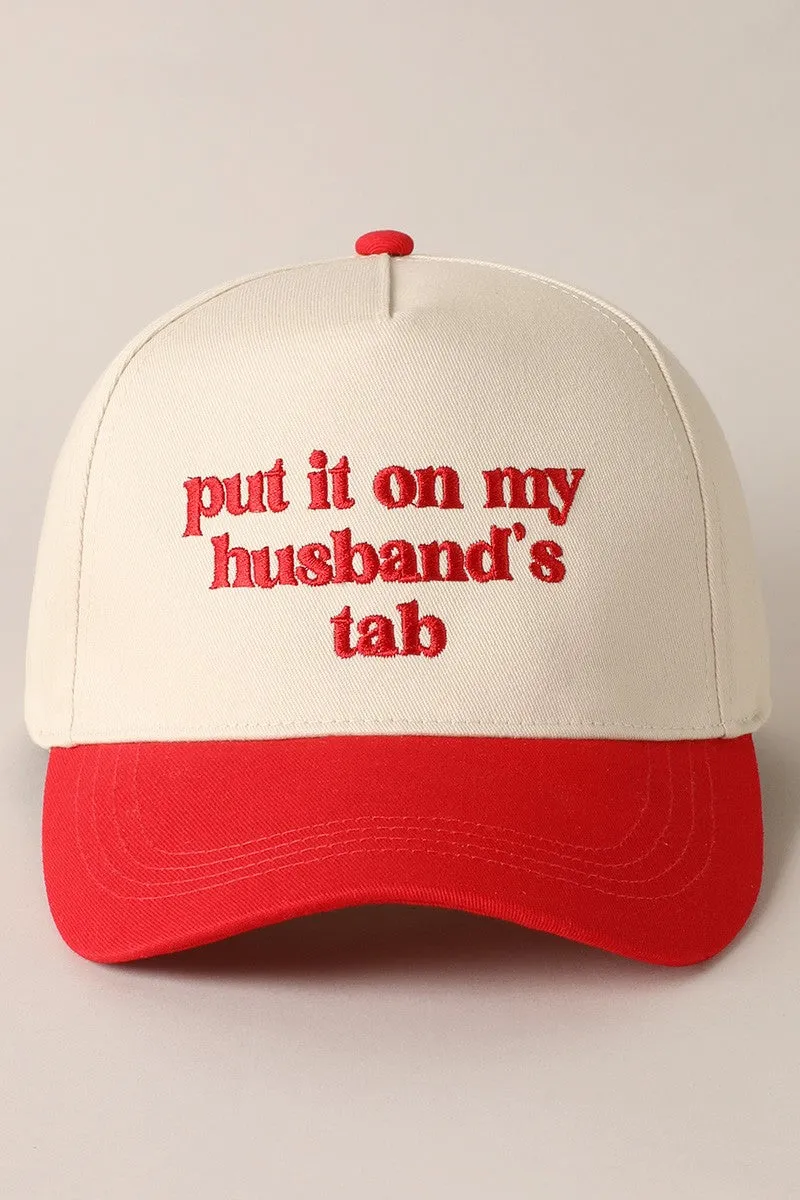 Put It On My Husband's Tab Snapback sold by Brightside Boutique product image thumbnail 2
