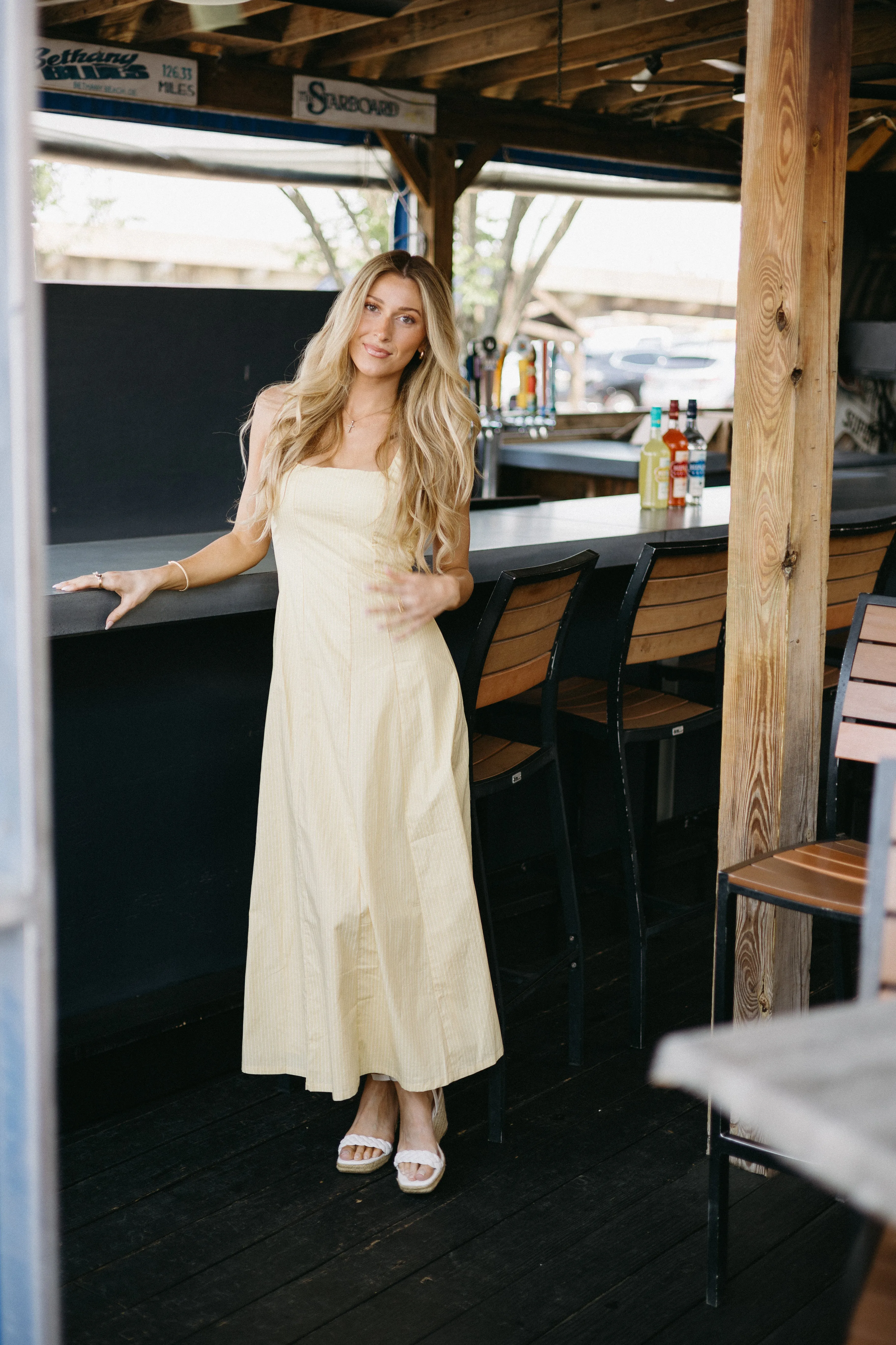 Good God, Lemon Maxi Dress sold by Brightside Boutique product image thumbnail 5