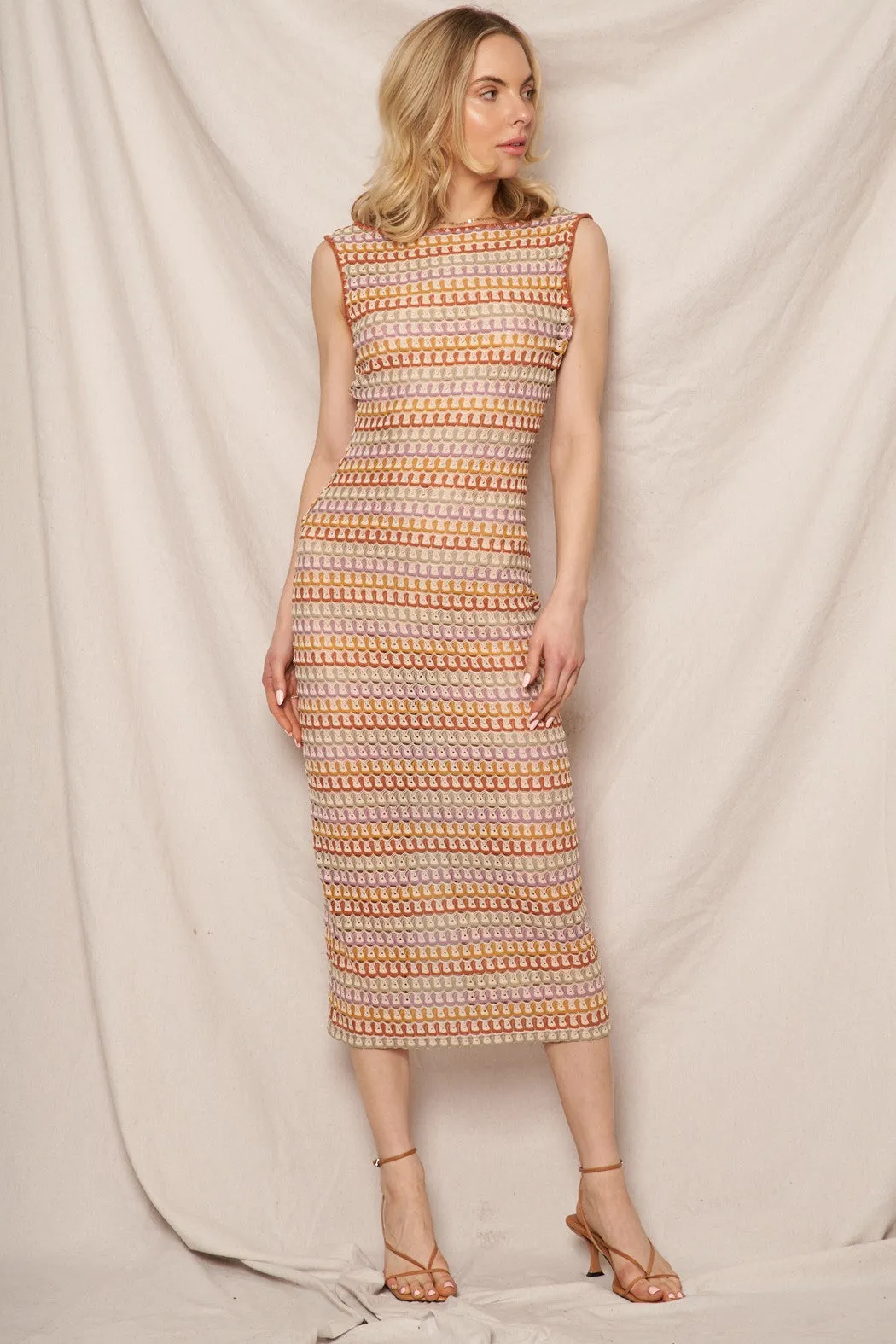 Boho Bloom Crochet Dress sold by Brightside Boutique product image thumbnail 3