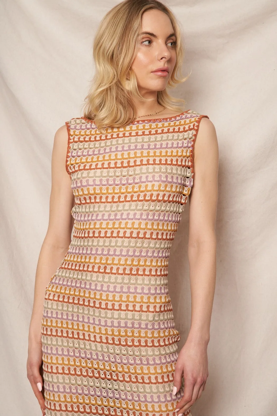 Boho Bloom Crochet Dress sold by Brightside Boutique product image thumbnail 2