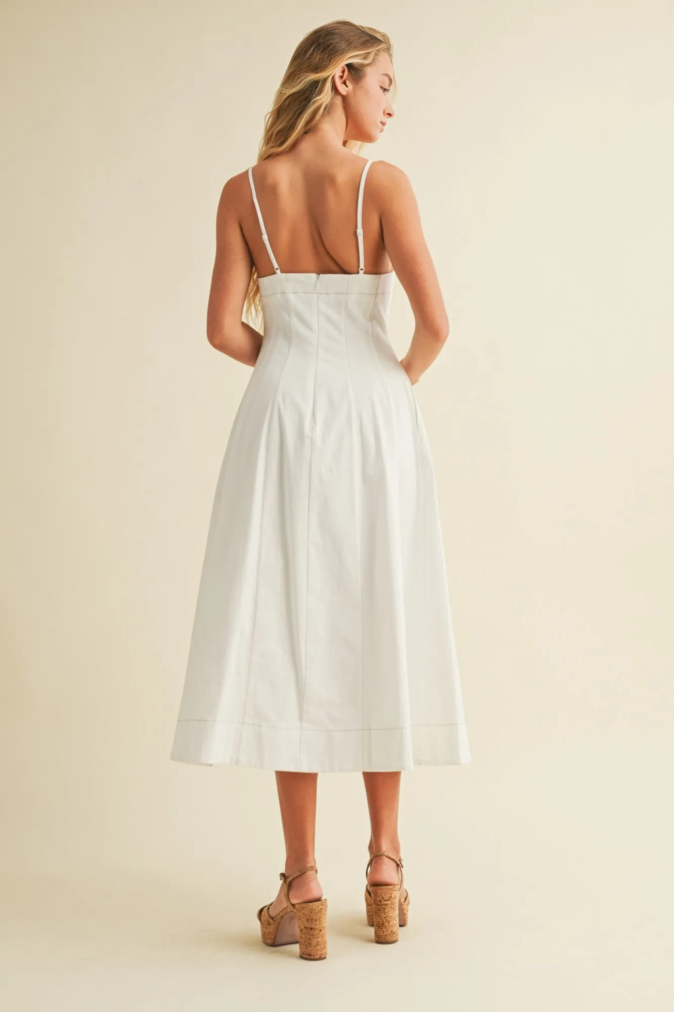 The Harlow Midi Dress sold by Brightside Boutique product image thumbnail 5