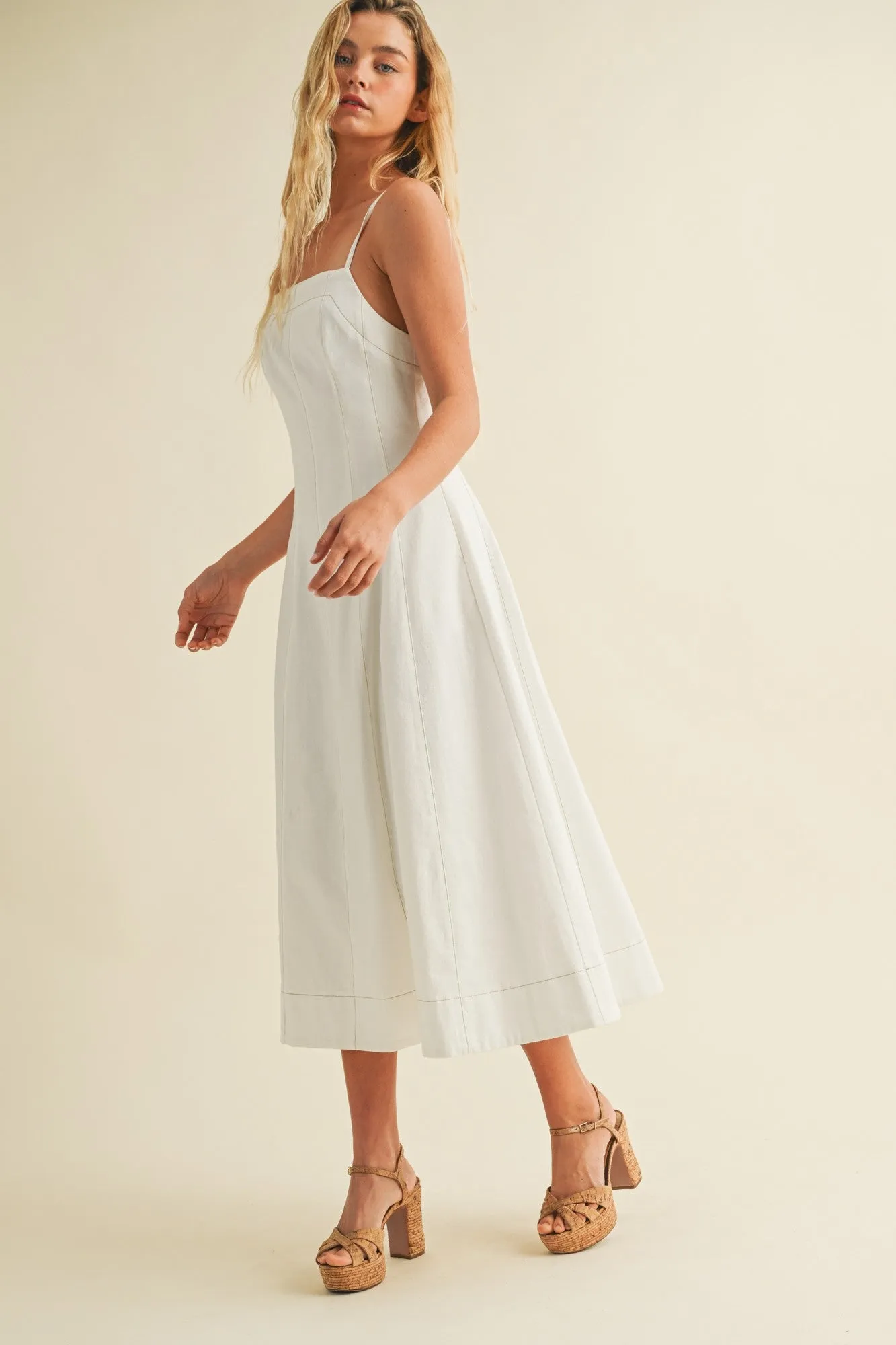 The Harlow Midi Dress sold by Brightside Boutique product image thumbnail 4