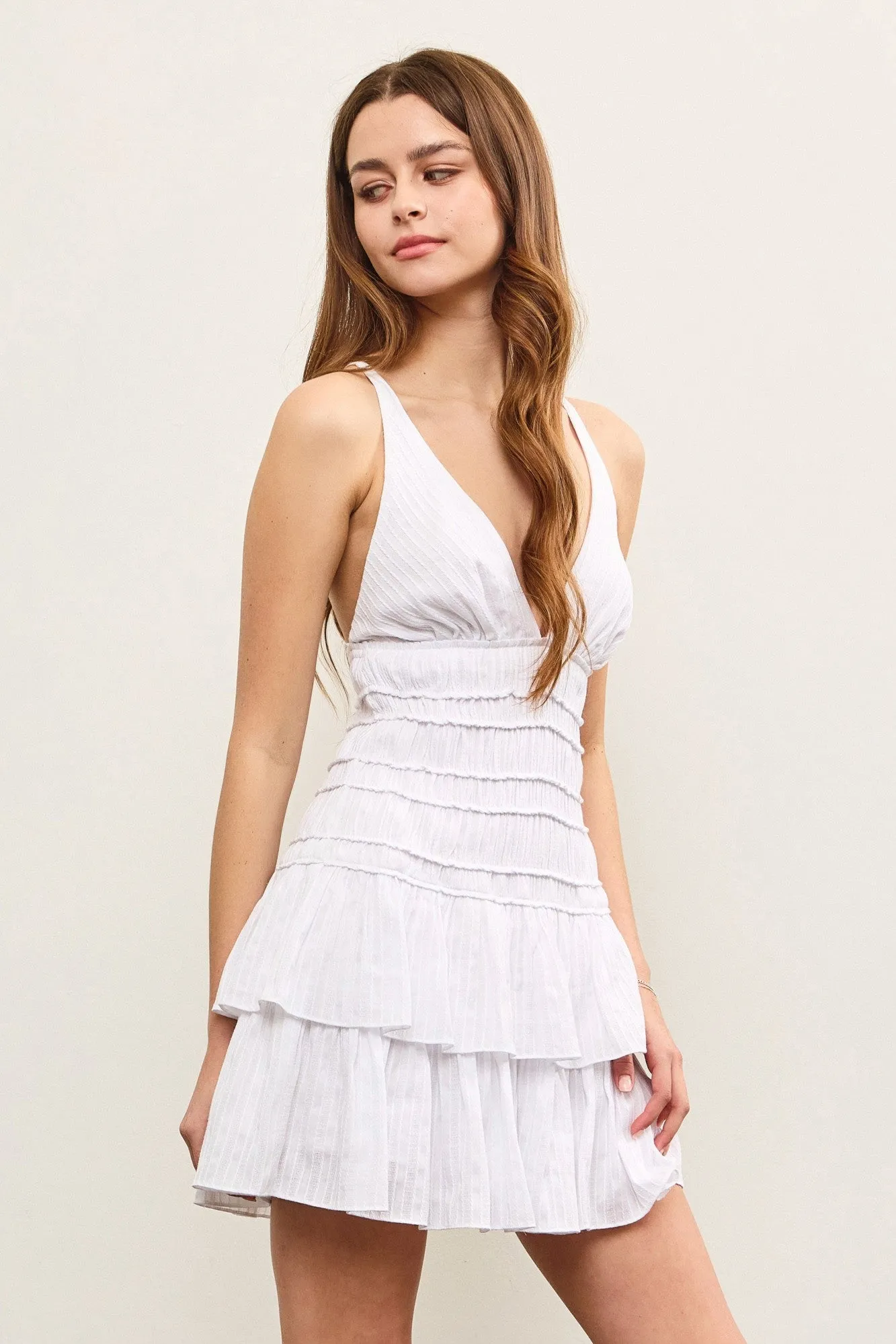 Mod Meadow Mini Dress sold by Brightside Boutique