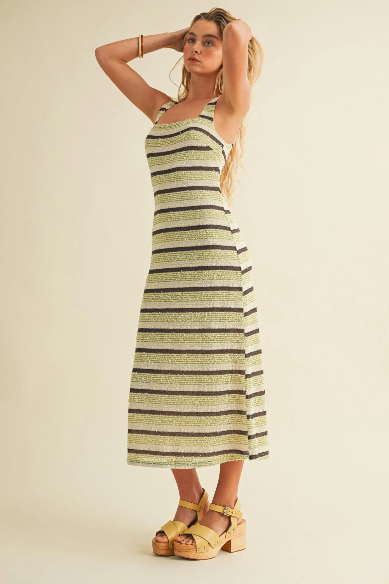 Retro Riviera Midi Dress sold by Brightside Boutique product image thumbnail 4
