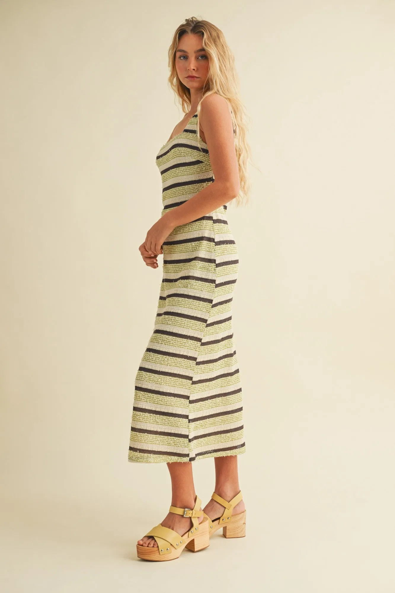Retro Riviera Midi Dress sold by Brightside Boutique product image thumbnail 5