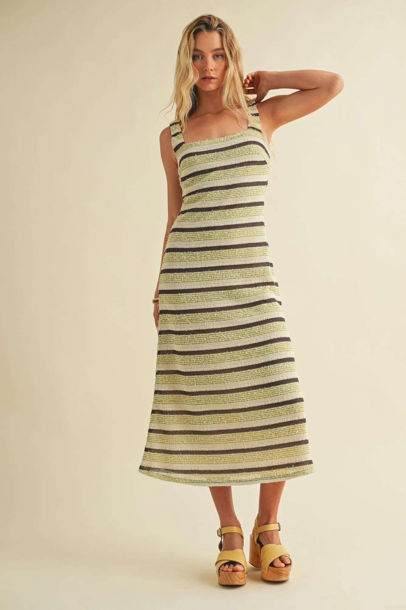 Retro Riviera Midi Dress sold by Brightside Boutique product image thumbnail 2