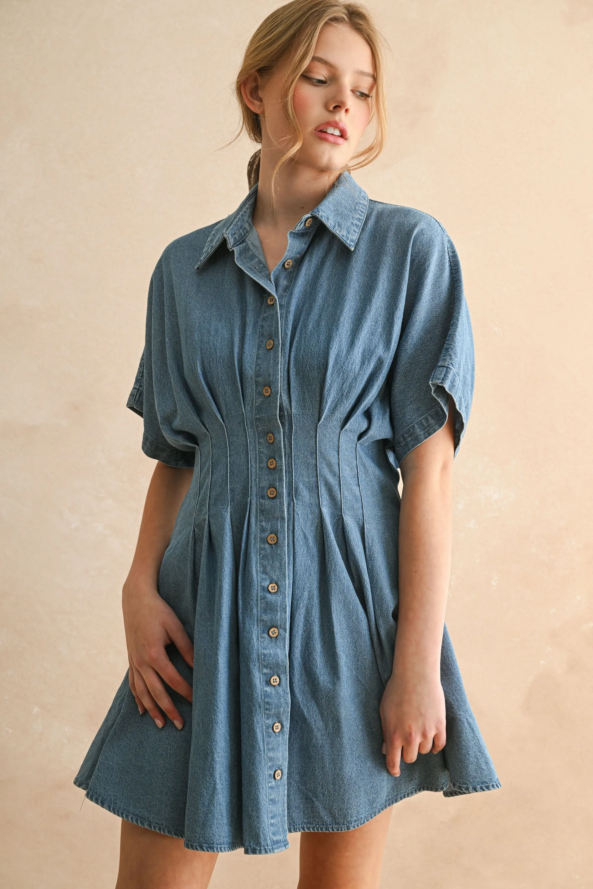 Ready to Start Mini Dress sold by Brightside Boutique