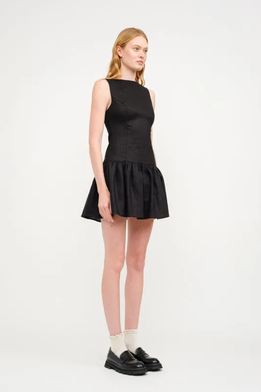 Madelyn Black Dress sold by Brightside Boutique