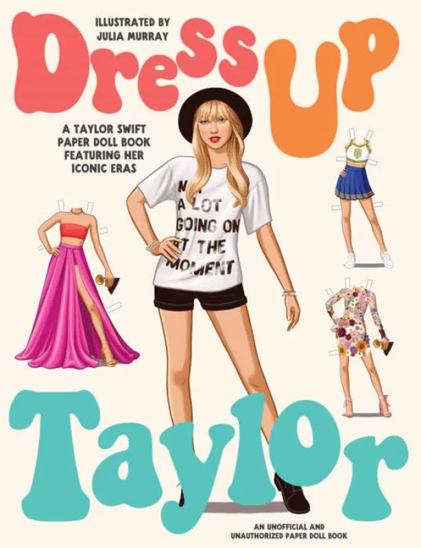 Dress Up Taylor Paper Doll Book sold by Brightside Boutique