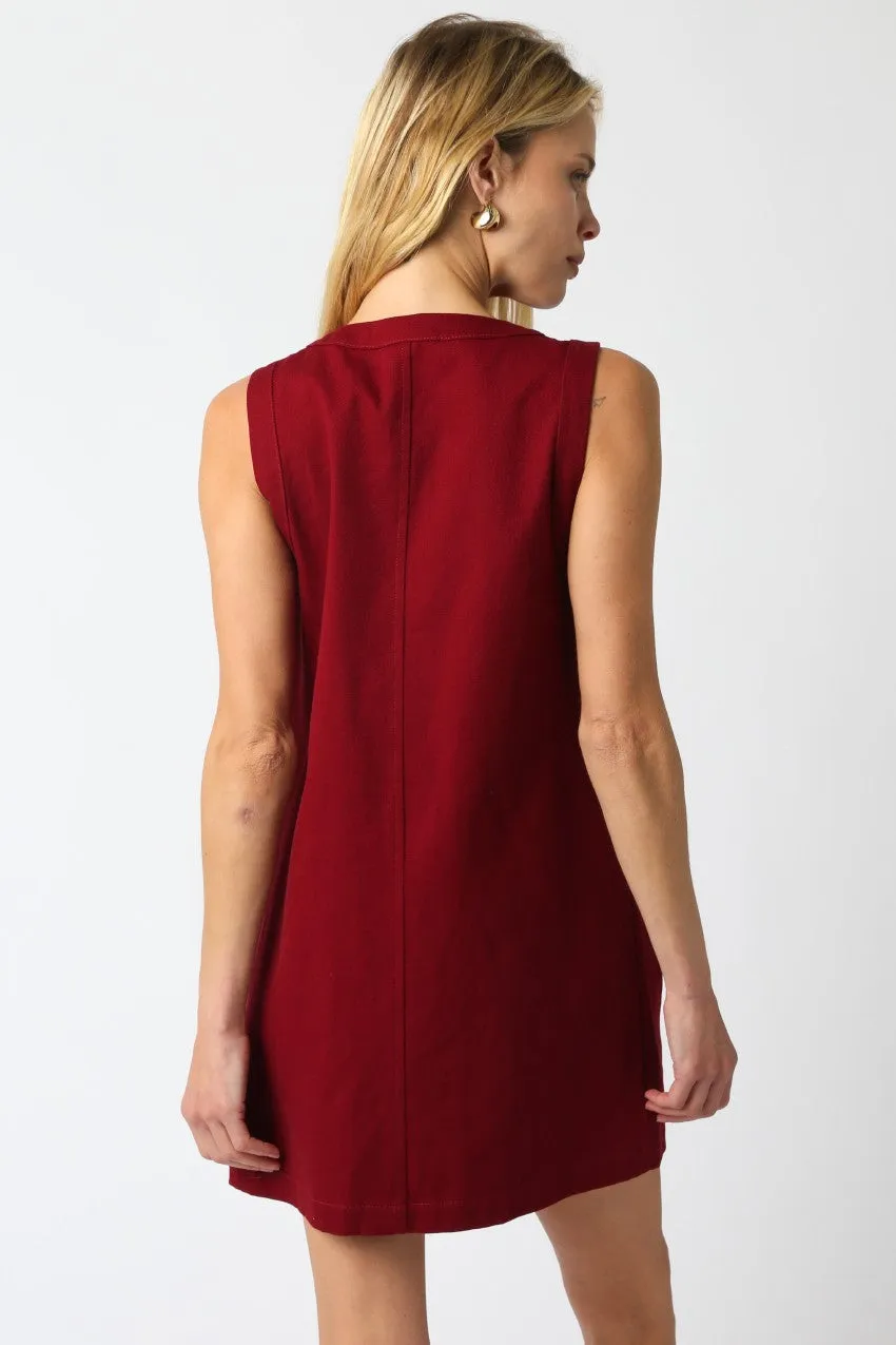 Karina Button Mini Dress sold by Brightside Boutique product image thumbnail 3