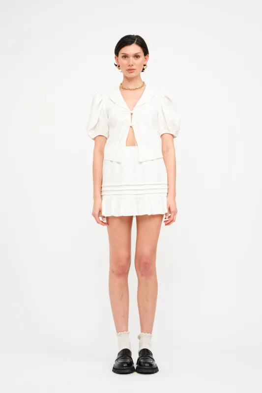 Lucine Puff Sleeve Top sold by Brightside Boutique
