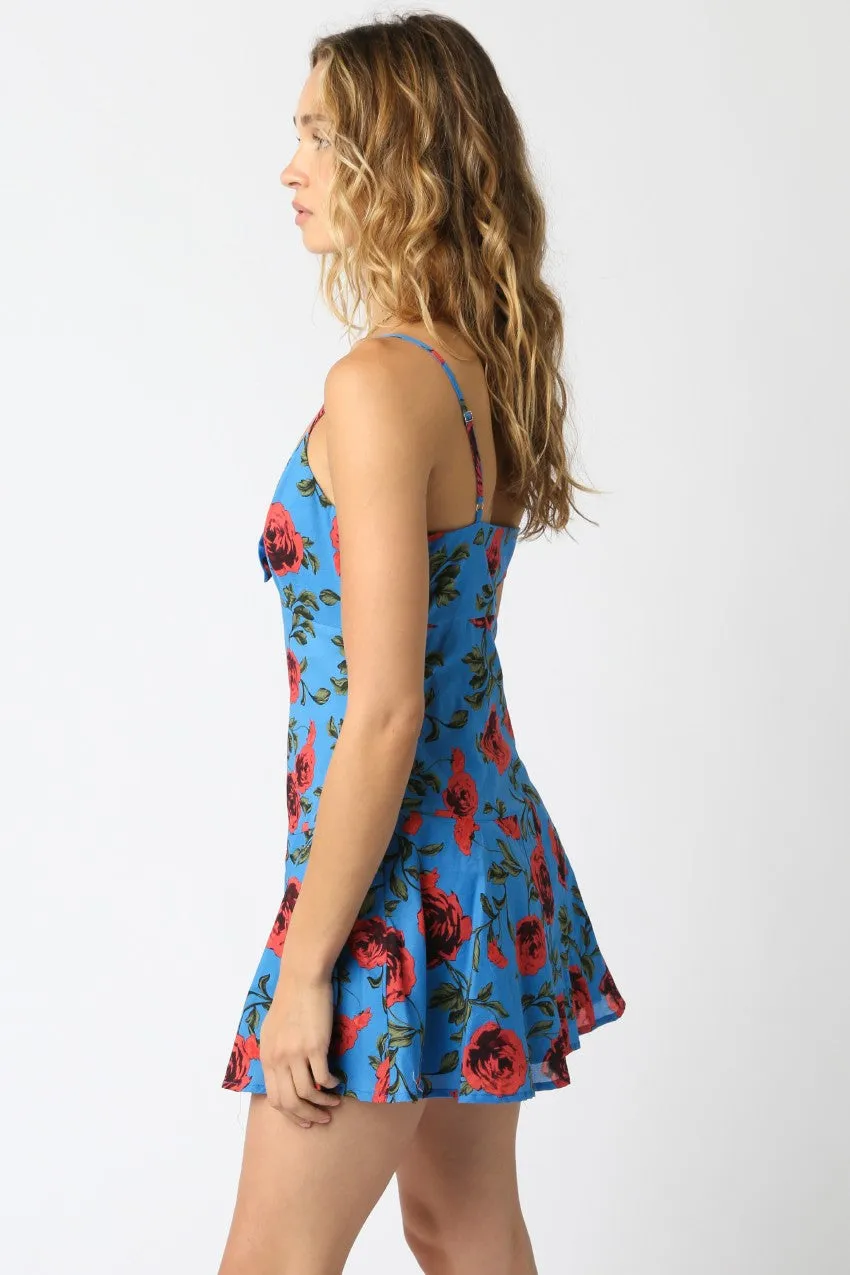 Erial Floral Mini Dress sold by Brightside Boutique product image thumbnail 4