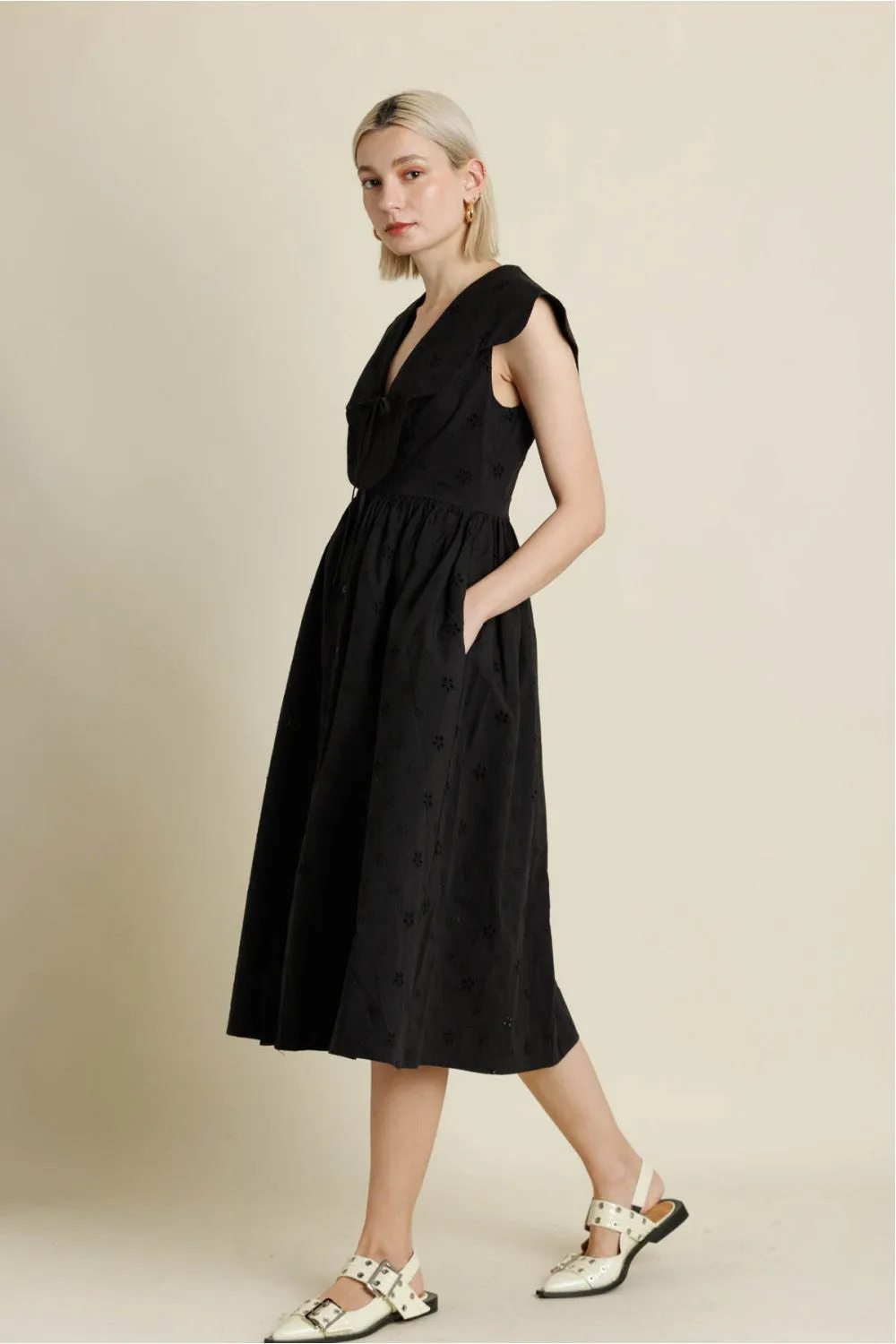 Collar & Charm Midi Dress sold by Brightside Boutique product image thumbnail 2