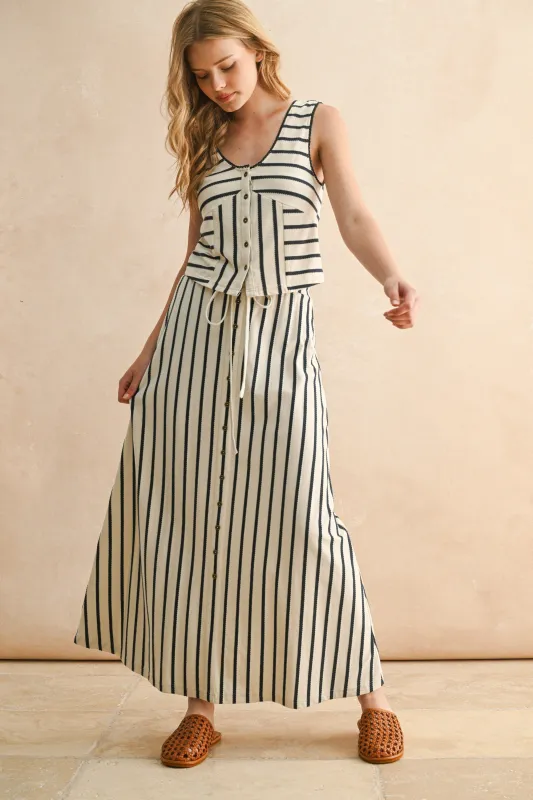 Button Up Babe Tank Top sold by Brightside Boutique