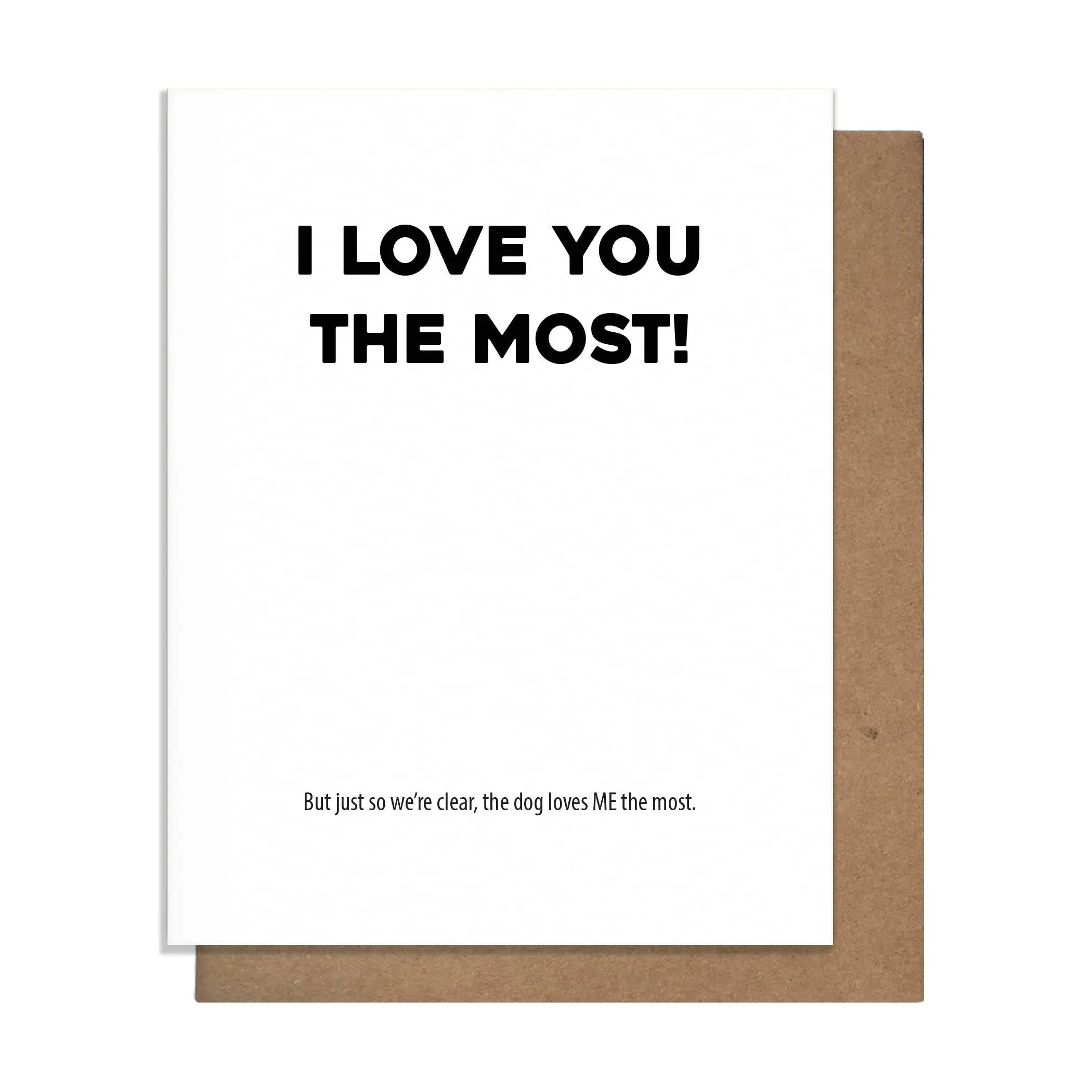 I Love You The Most Card sold by Brightside Boutique product image thumbnail 2