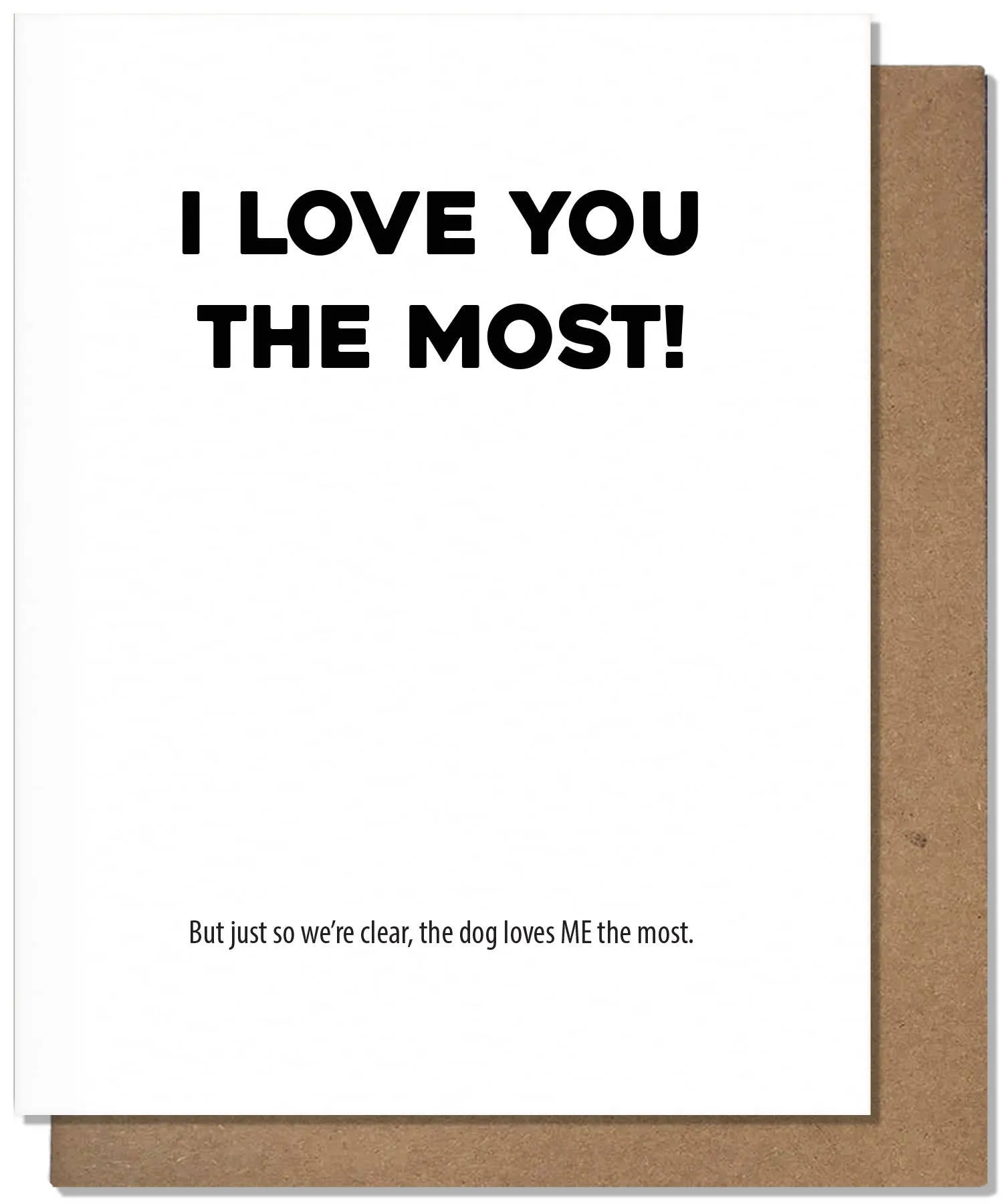 I Love You The Most Card sold by Brightside Boutique product image thumbnail 3