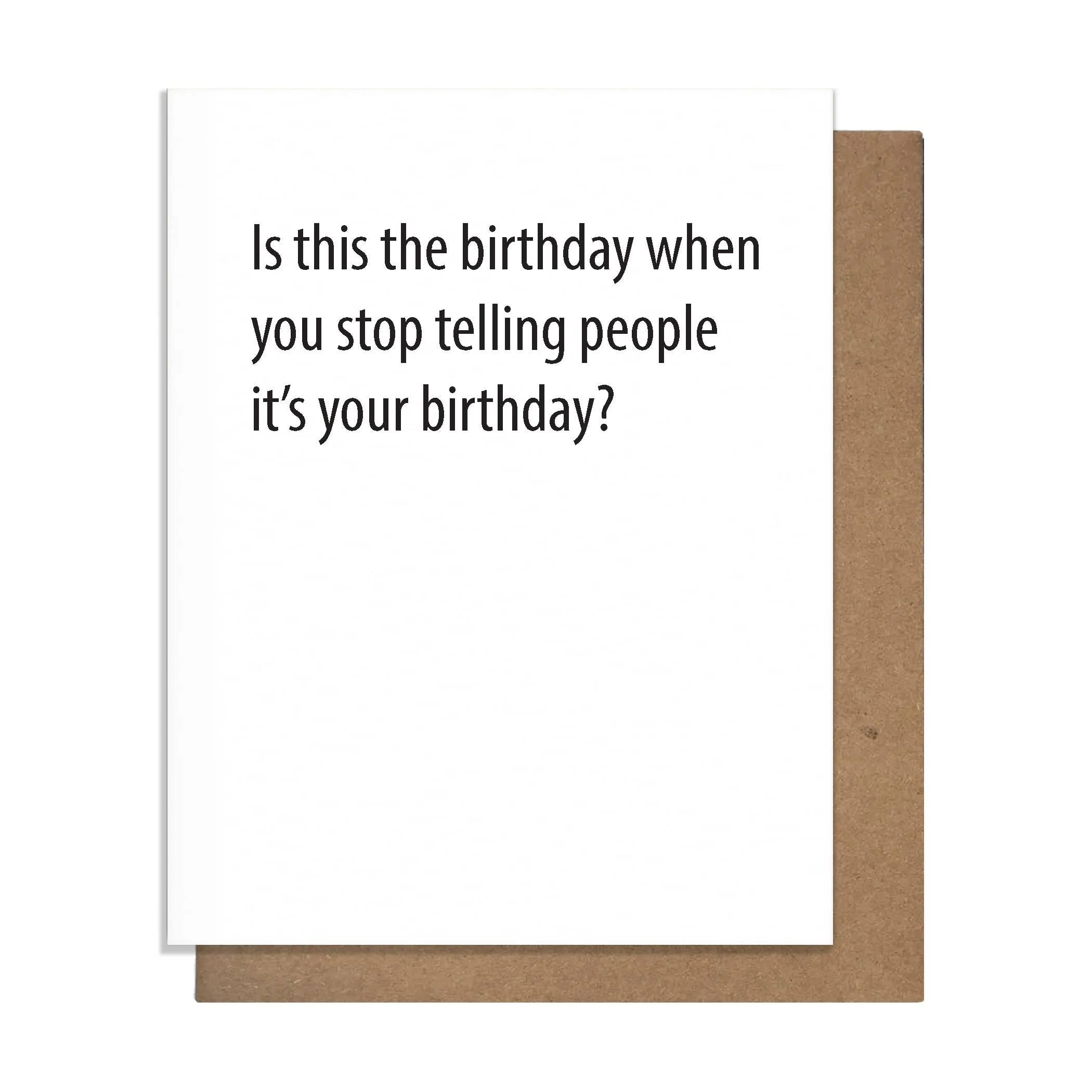 Hide Birthday Card sold by Brightside Boutique