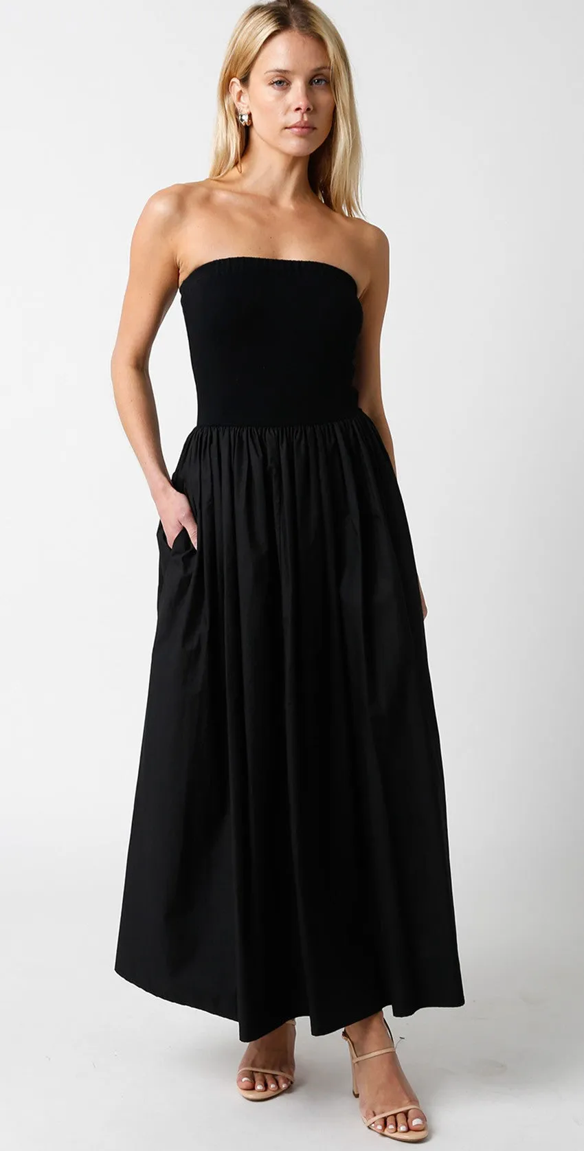 The Vivian Maxi Dress sold by Brightside Boutique