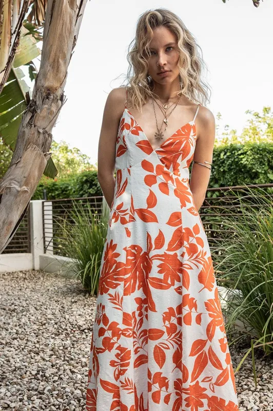 Tropicana Breeze Maxi Dress sold by Brightside Boutique