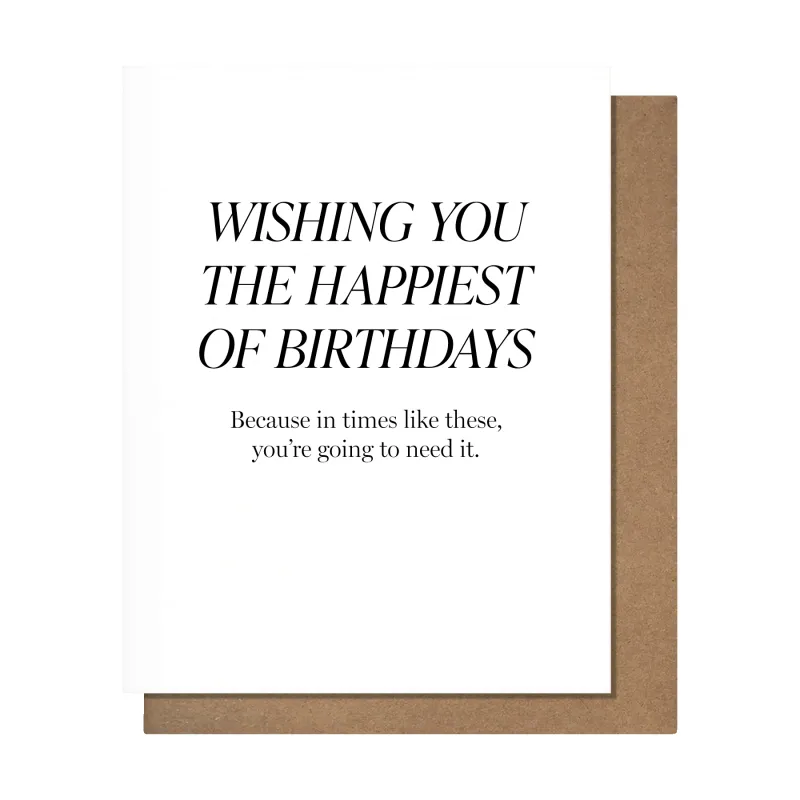 Times Like These Birthday Card sold by Brightside Boutique