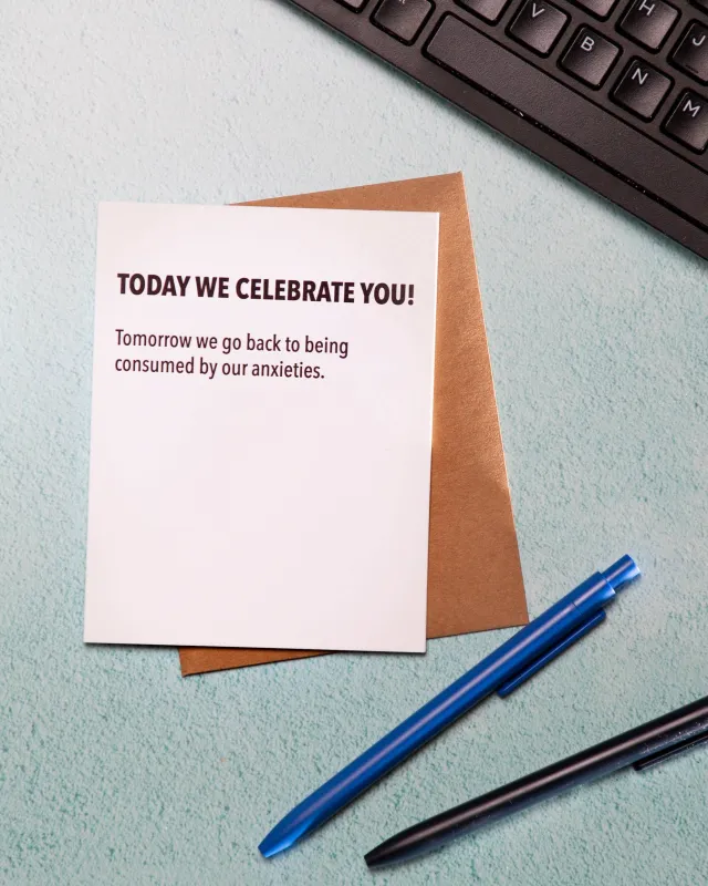 Today We Celebrate You Birthday Card sold by Brightside Boutique