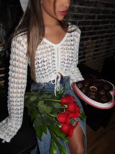 Coast Is Clear Crochet Top sold by Brightside Boutique