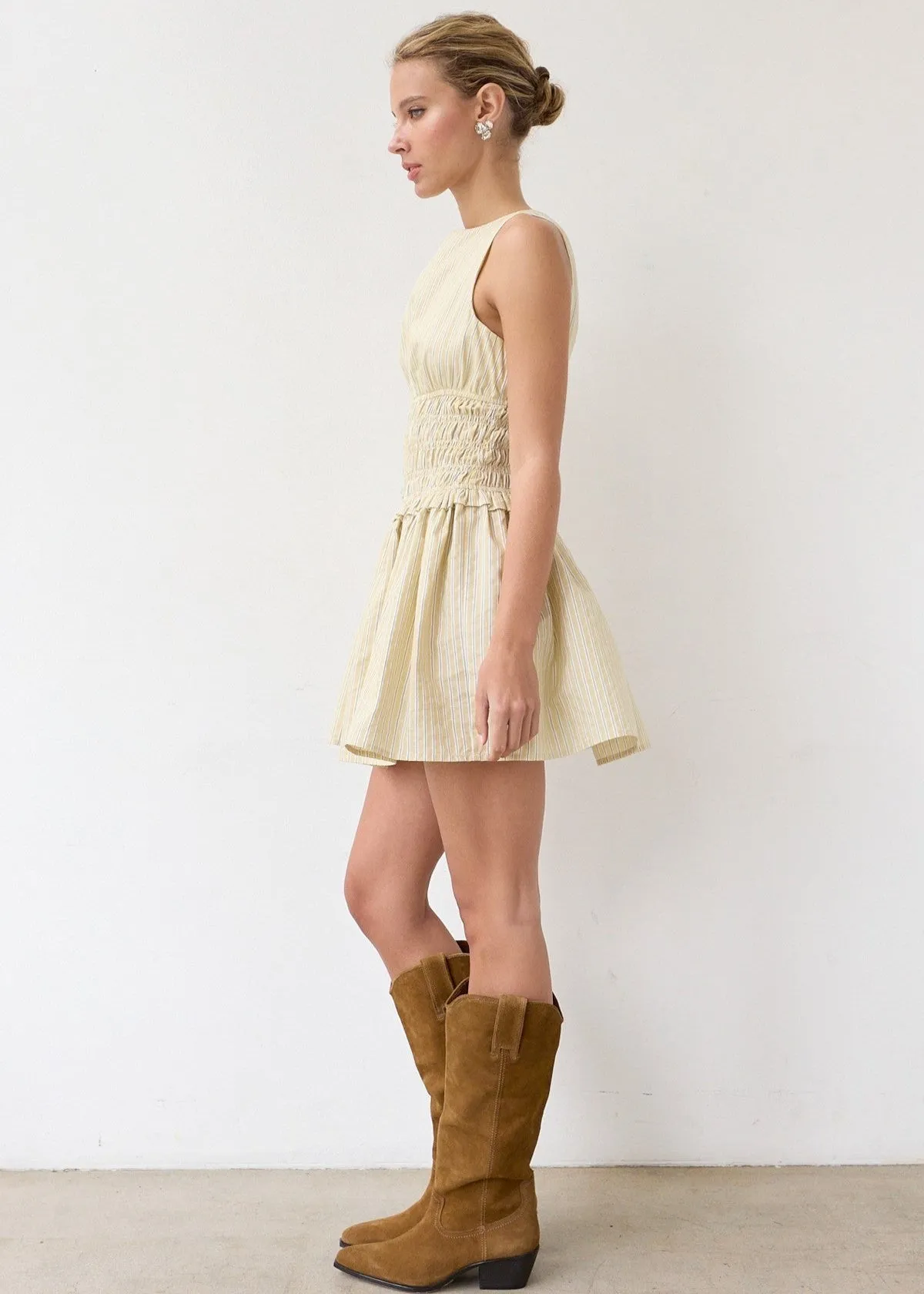 Divine Lines Mini Dress sold by Brightside Boutique product image thumbnail 4