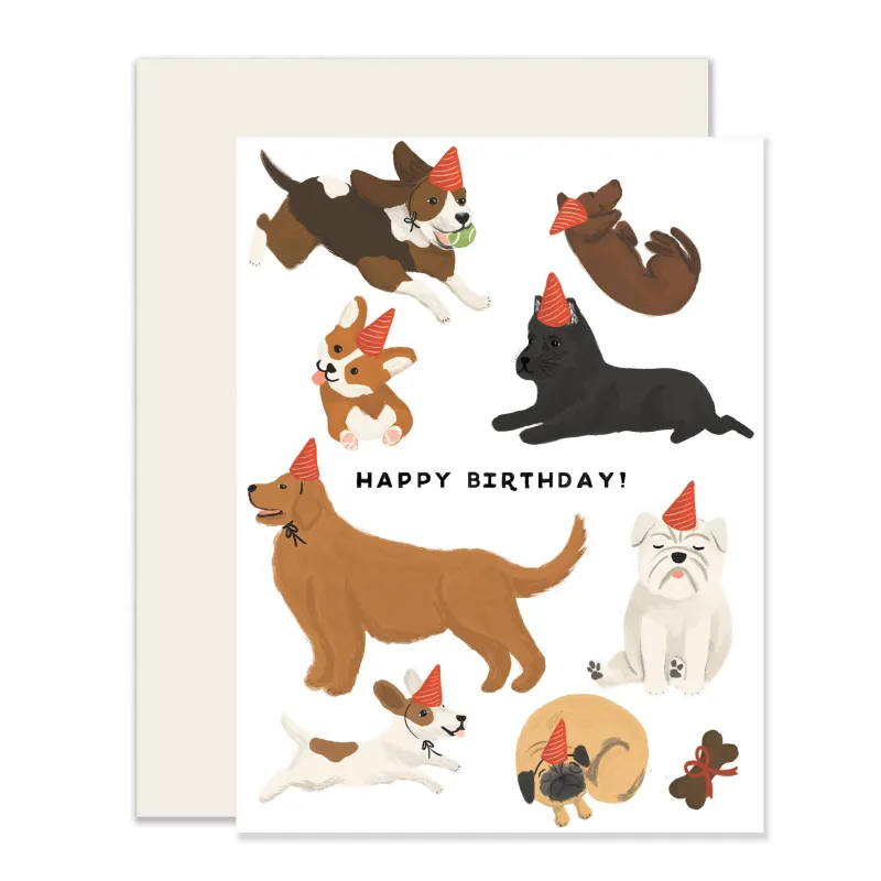 Dogs Birthday Card sold by Brightside Boutique