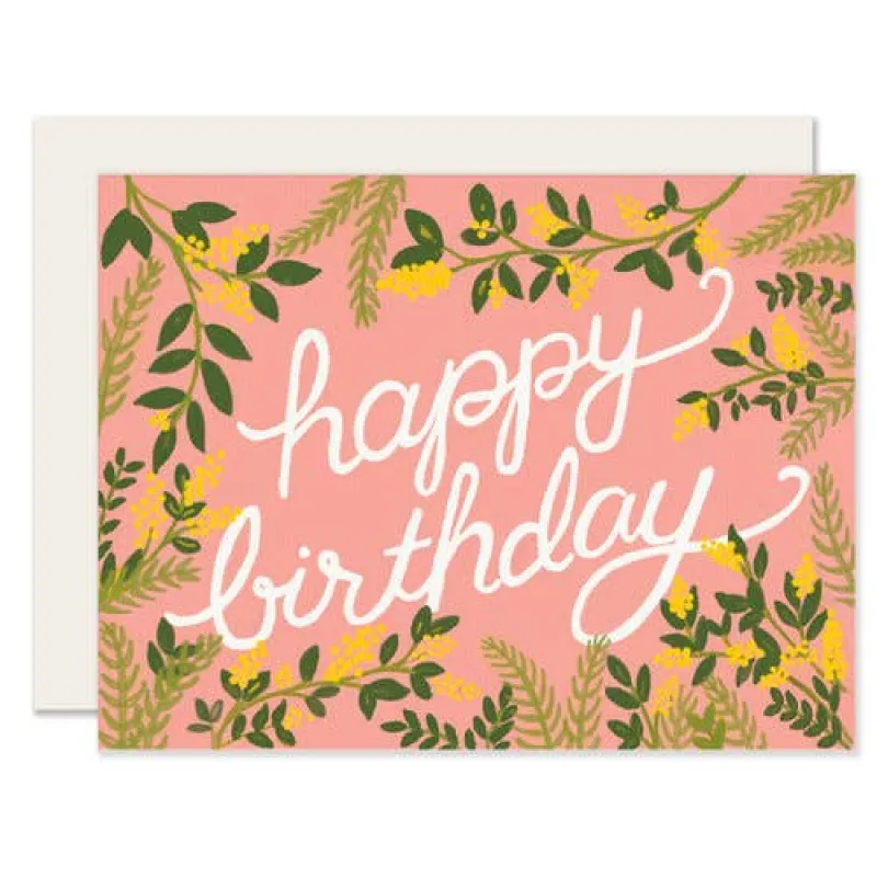Botanical Birthday Card sold by Brightside Boutique