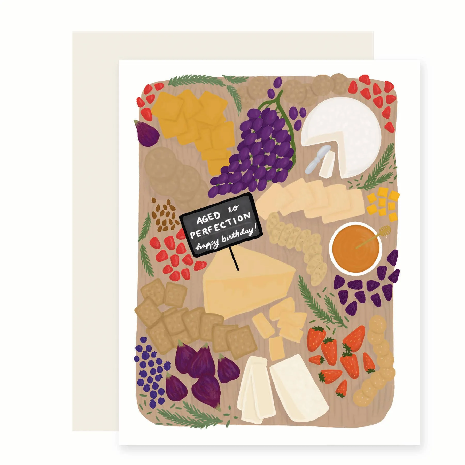 Charcuterie Birthday Card sold by Brightside Boutique