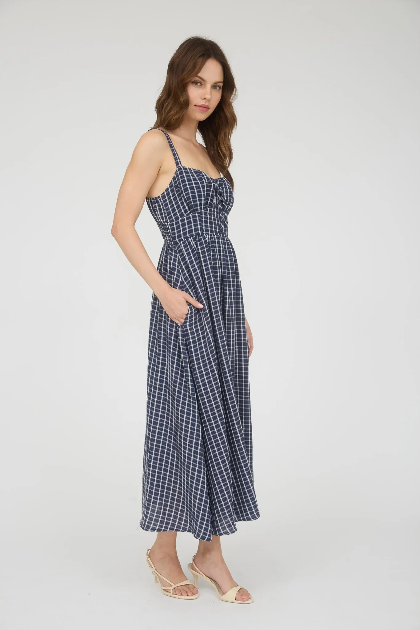 The Watts Midi Dress sold by Brightside Boutique product image thumbnail 4