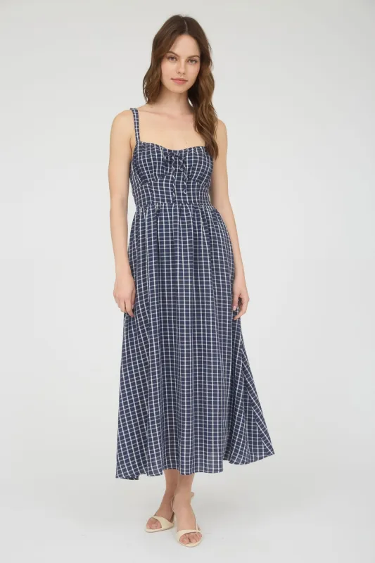 The Watts Midi Dress made by Blu Pepper